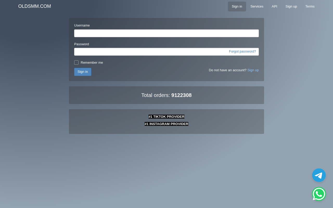 Oldsmm | TikTok Provider screenshot
